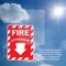 Signmission Fire Extinguisher with Arrow OSHA ANSI Sign, Vinyl Decal, 7in W x 10in L, 2PK OS-2PACK-MISC-D-710-L-19492 - alternate 4